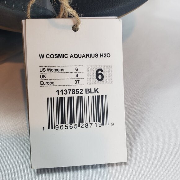 New Sanuk Womens Cosmic Aquarius H2O Black Flip Flops - Picture 5 of 11